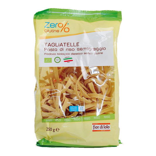 ZERO % GLUTINE Pasta Tagliatelle Riso Integ. Bio 250g