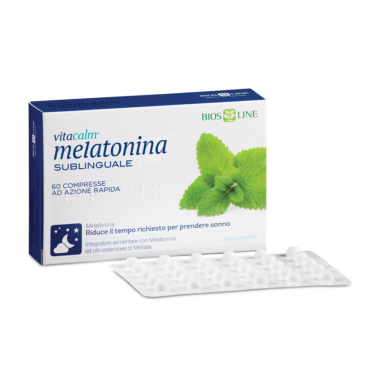 VitaCalm Melatonina sublinguale 60 compresse