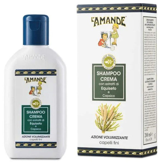 L'Amande Marseille Shampoo Crema Equiseto Capelli Fini Azione Volumizzante 200ml