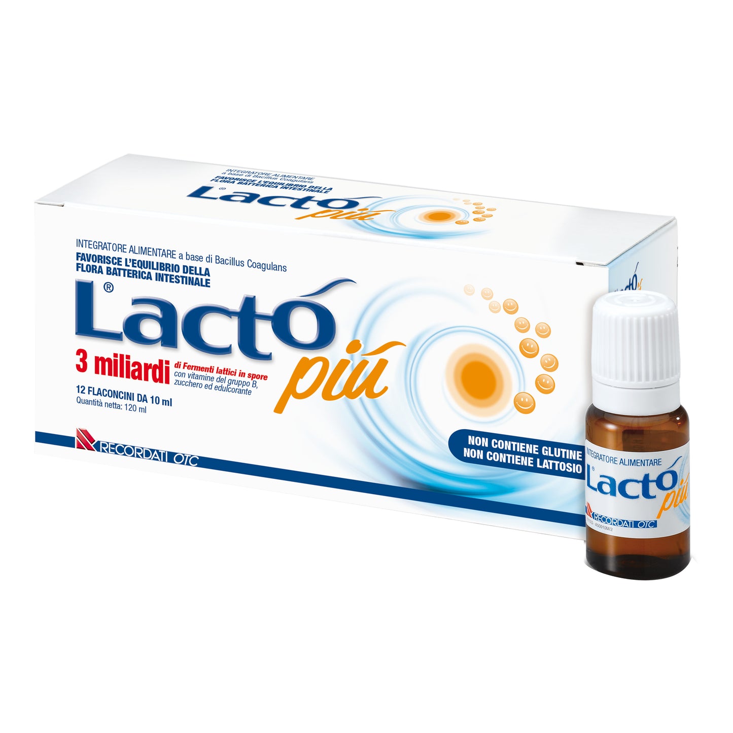 LACTO PIU'INTEG 12FL 3MLD
