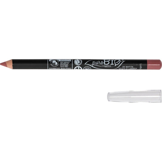 Purobio Matita Contorno Labbra 08 Rosa 1 Pezzo