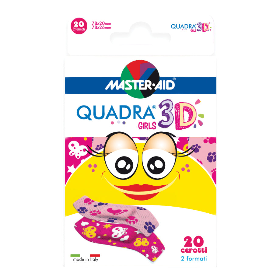 QUADRA 3D Girl 20 Cerotti Assortiti