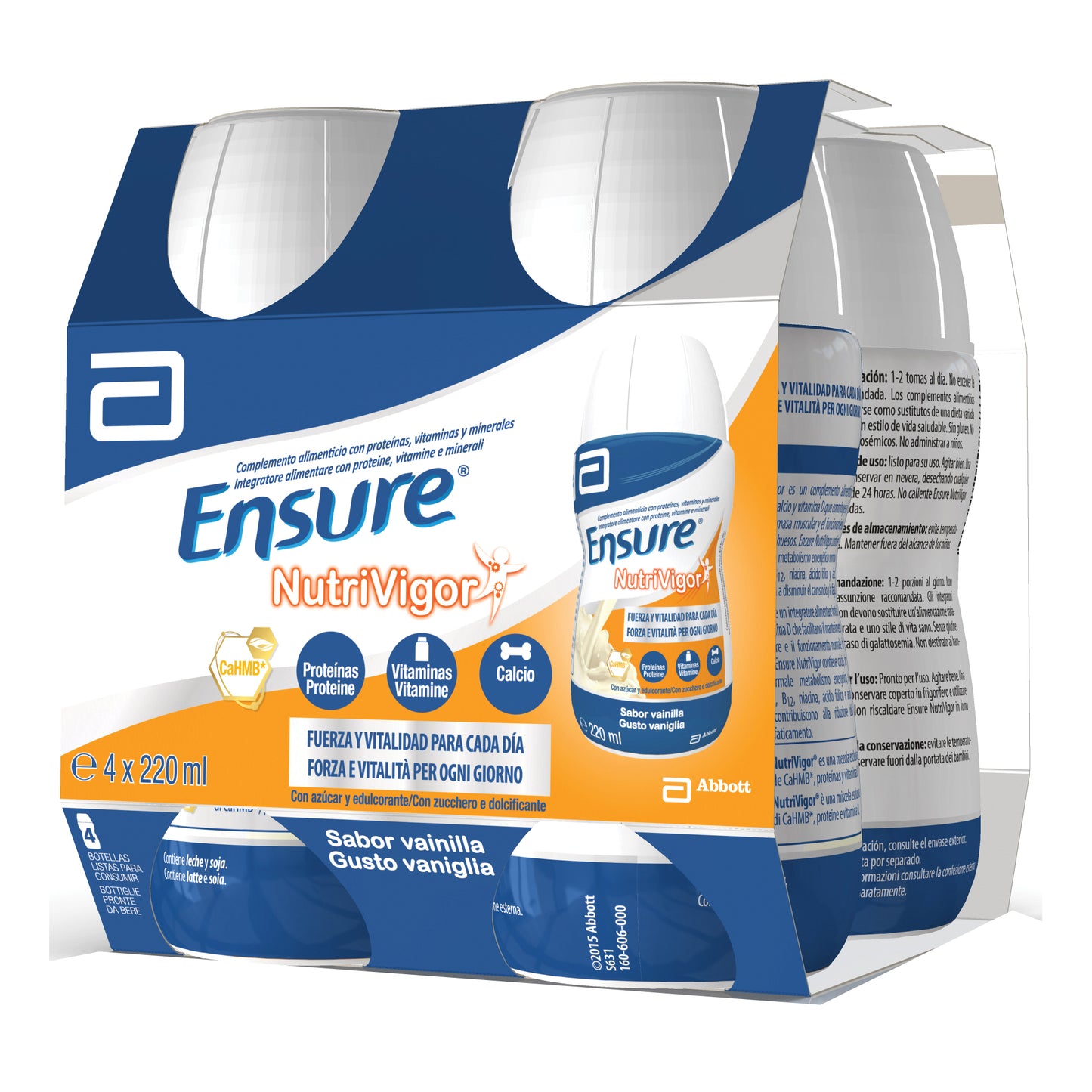 ENSURE NUTRIVIGOR VANIG 4X220ML