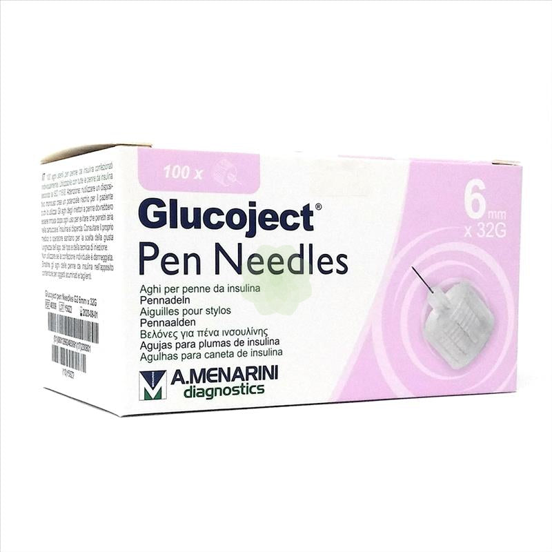 GLUCOJET PEN NEEDLES 32g 6mm
