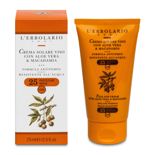 CREMA SOLARE ALOE&MACAD SPF25