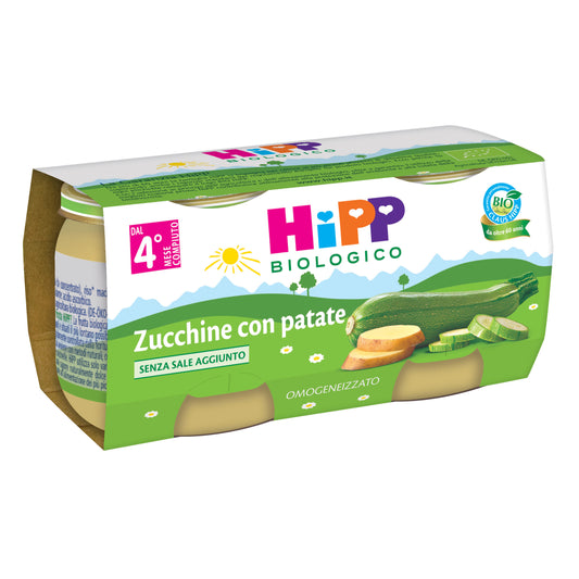 HIPP OMO ZUCCHINE PATATE 2X80G