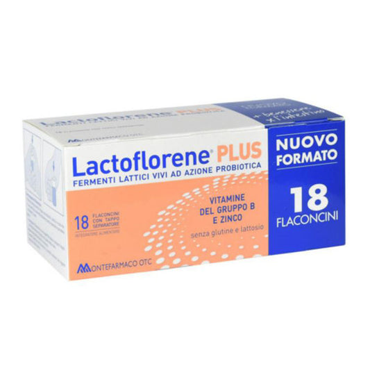 LACTOFLORENE PLUS 18 FLACONCINI 180 ML