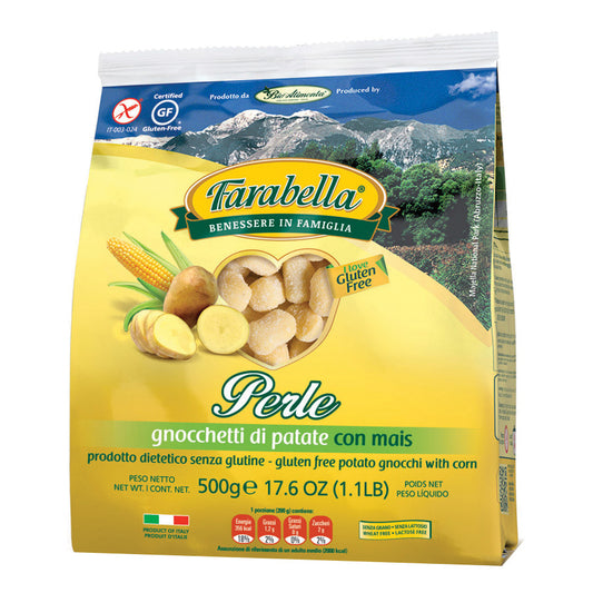 FARABELLA Pasta Gnocchi Perle Mais S/G 500g