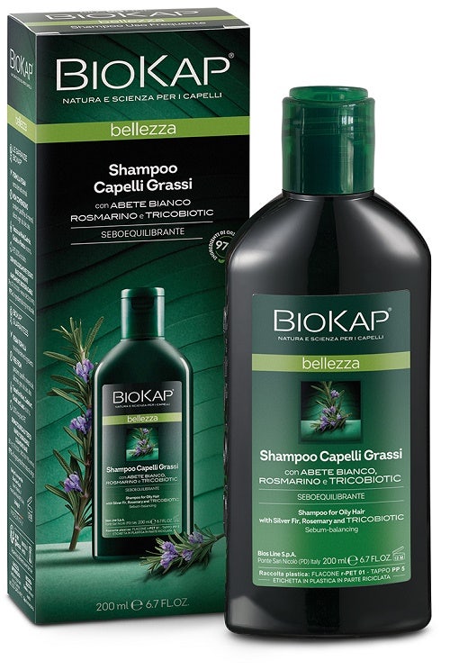 Biokap Bellezza Shampoo Capelli Grassi con Tricobiotic 200 ml