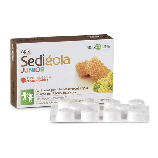 Apix Sedigola Junior Fragola 20 pastiglie