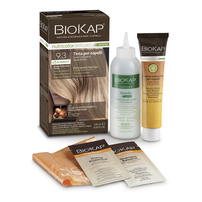 Nutricolor Delicato Rapid 9.3 Biondo Chiariss. Dorato 135ml