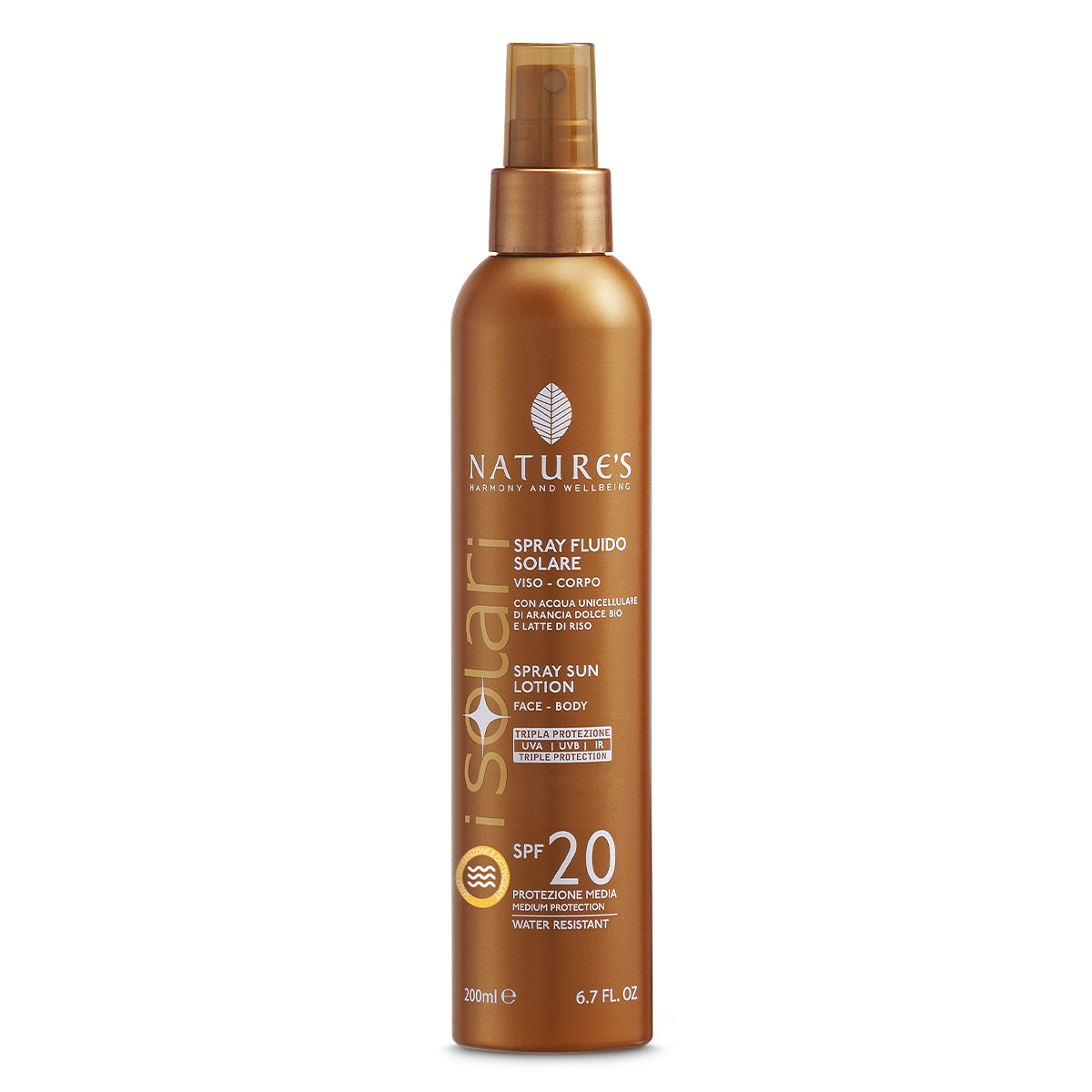 Nature's I Solari Spray Fluido SPF20 200ml