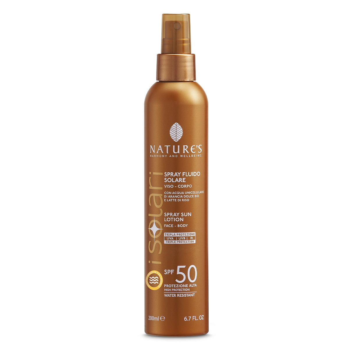 Nature's I Solari Spray Fluido SPF50 200ml