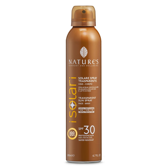 Nature's I Solari Spray Trasparente SPF30 200ml