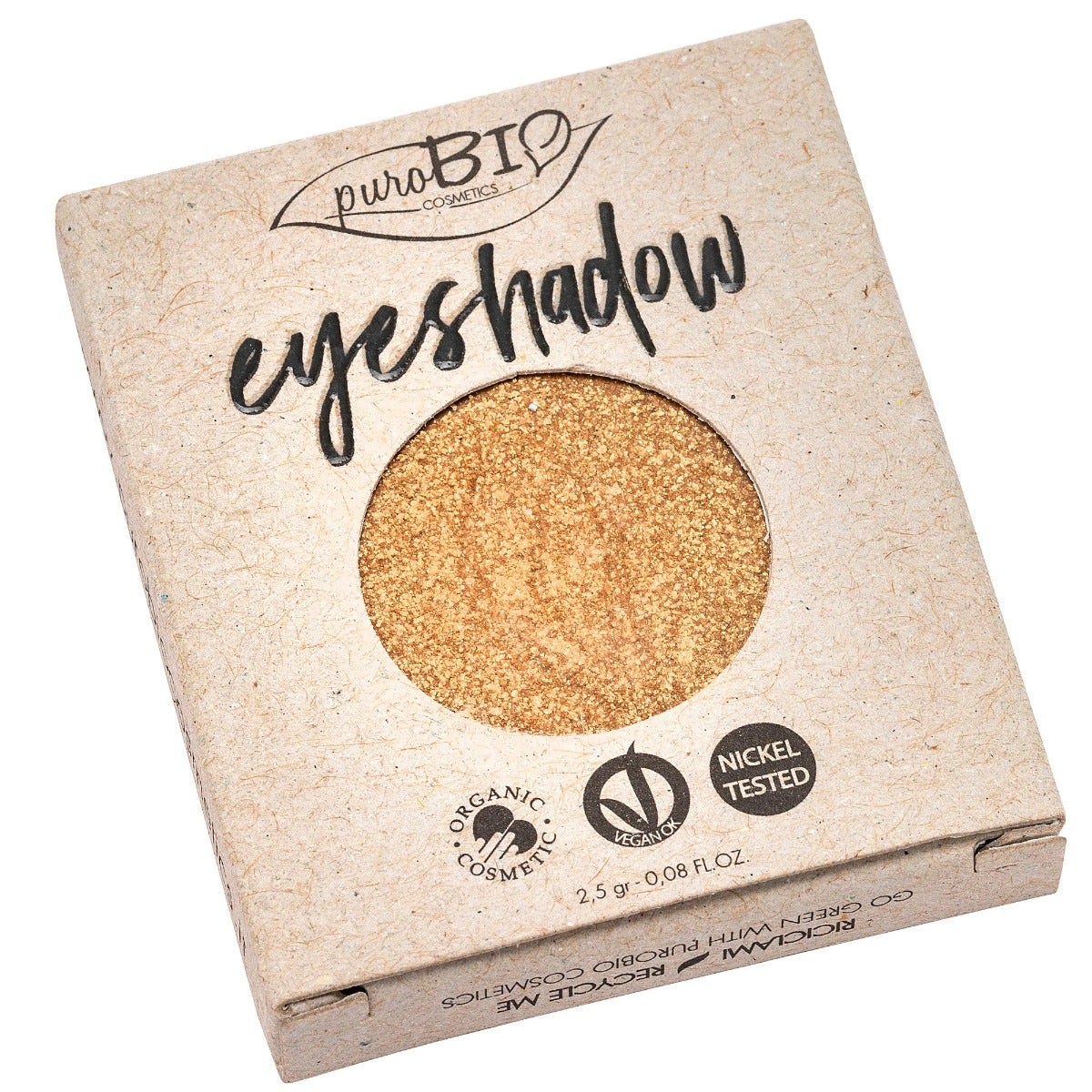 Purobio Ombretto Compatto Oro Shimmer 24 Refill 2.5g