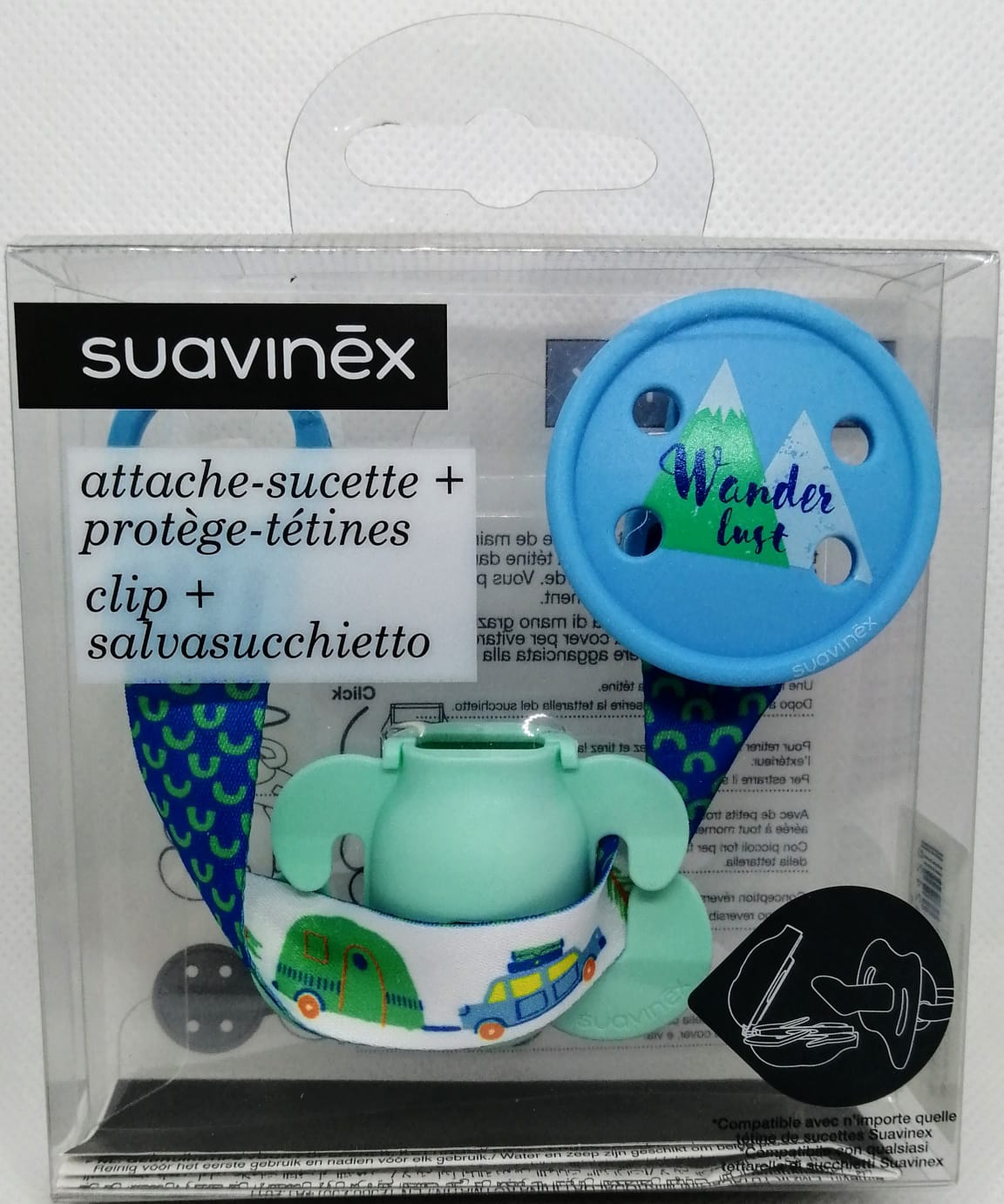SUAVINEX CLIP COVER BLU
