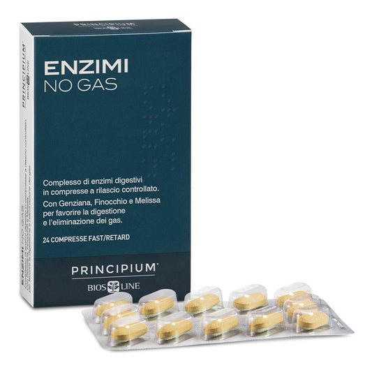 Principium Enzimi No Gas Fast/Retard 24 compresse