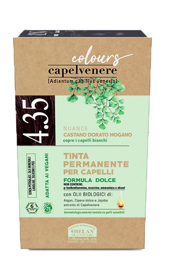 Capelvenere Colours Tinta Capelli 4,35N Castano Dorato Mogano