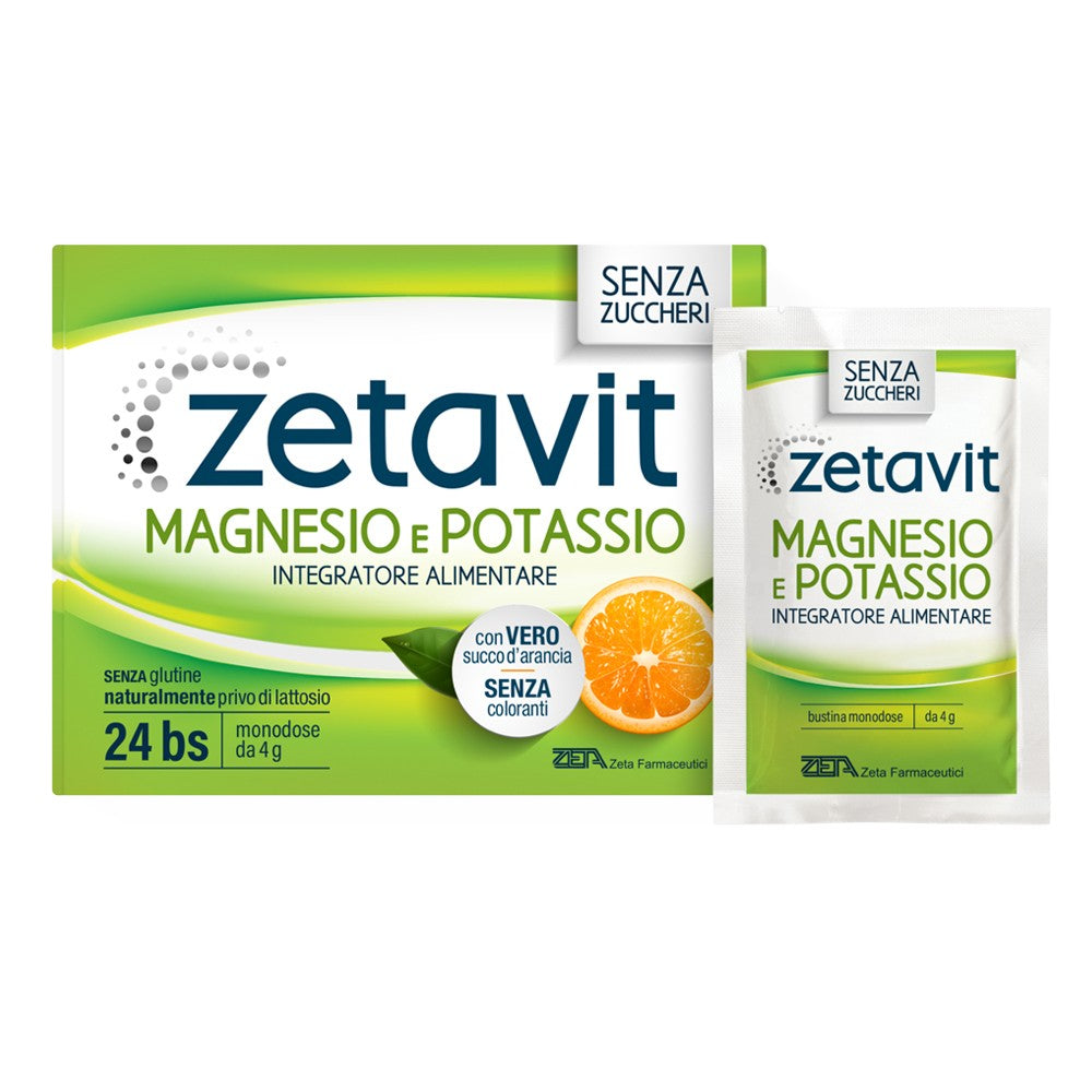 ZETAVIT MAGNESIO E POTASSIO 24 BUSTINE SENZA ZUCCHERO