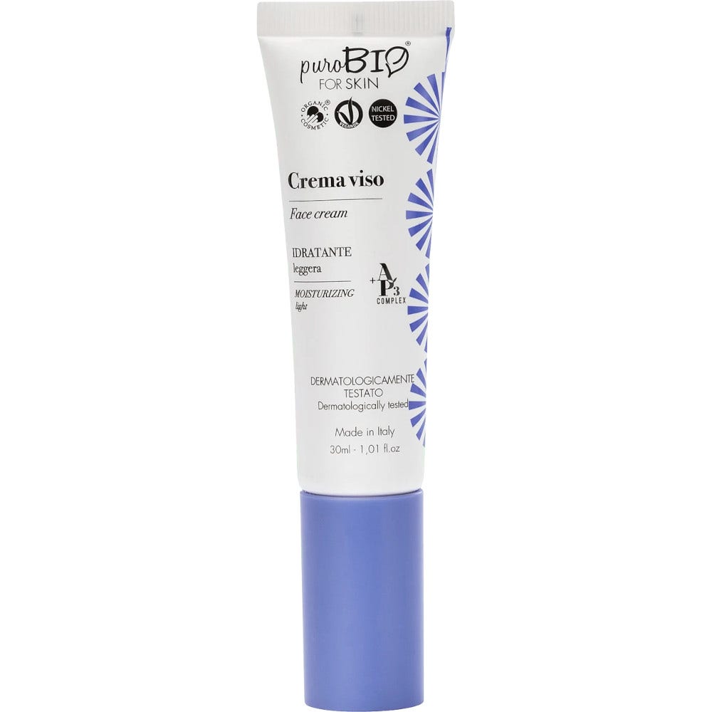 Purobio Crema Viso Idratante Leggera 30ml