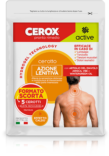 Cerox Active Cerotto Azione Lenitiva 5 Pezzi
