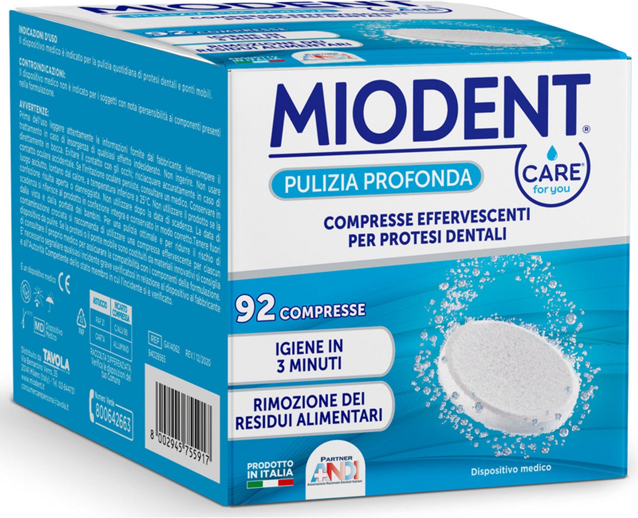 Tavola Miodent 92 Compresse