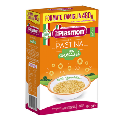 PLASMON PASTINA ANELLINI 480 GRAMMI