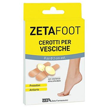 ZFOOT CEROTTI IDROCOLLOIDALE VESCICHE 8 PEZZI