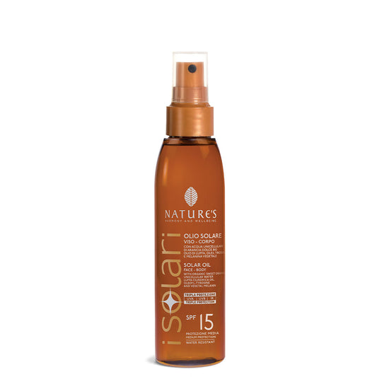 Nature's I Solari Olio Spray Viso Corpo SPF15 150ml