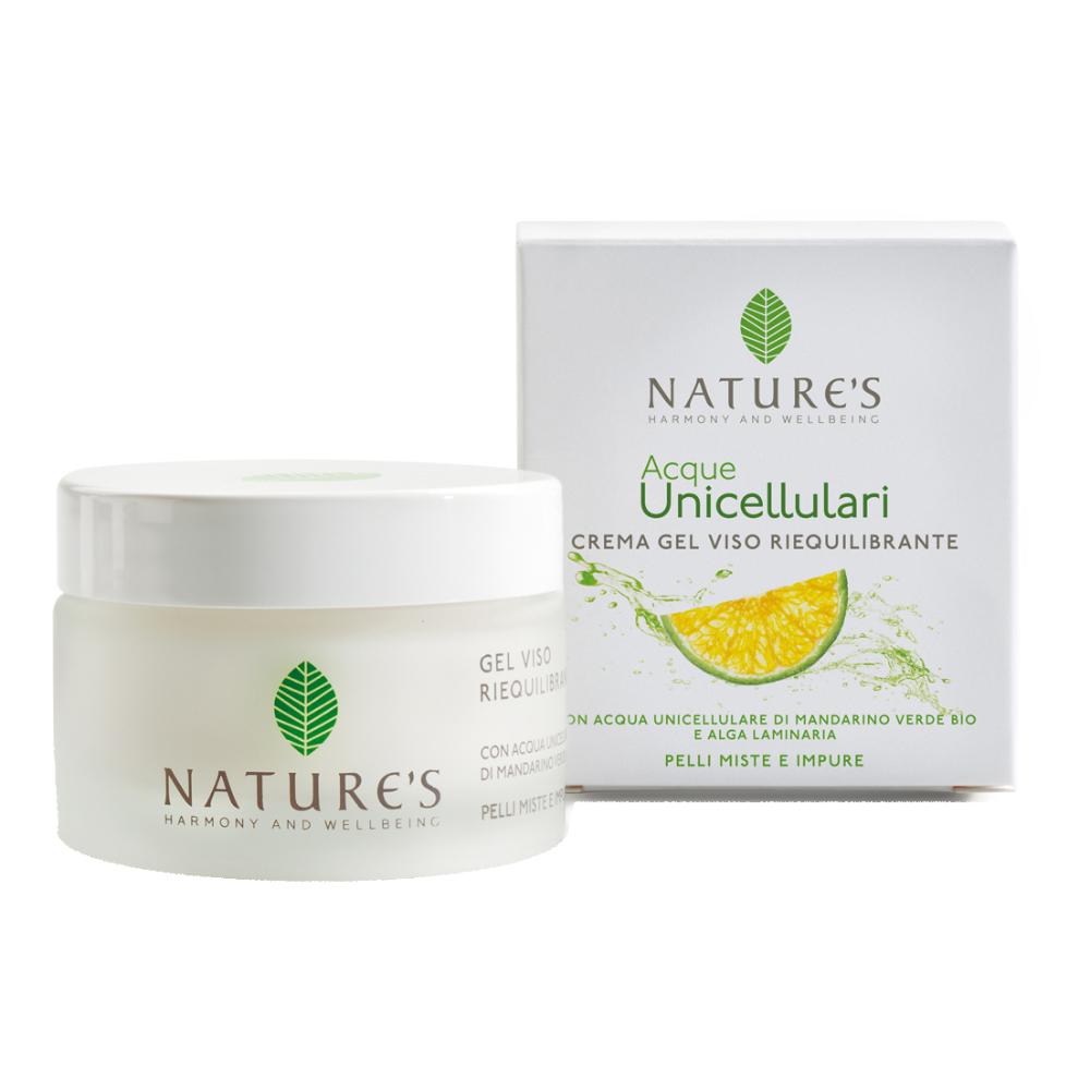 Nature's Acque Unicellulari Crema Gel Viso Riequilibrante 50ml