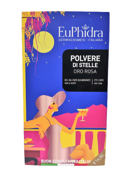 EUPHIDRA COFANETTO POLVERE DI STELLE COLOR ORO ROSA