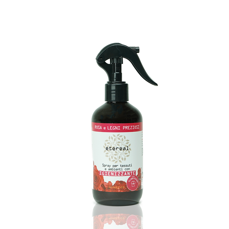 Etereal Spray Per Tessuti E Ambienti Igienizzante Rosa E Legni Preziosi 250ml
