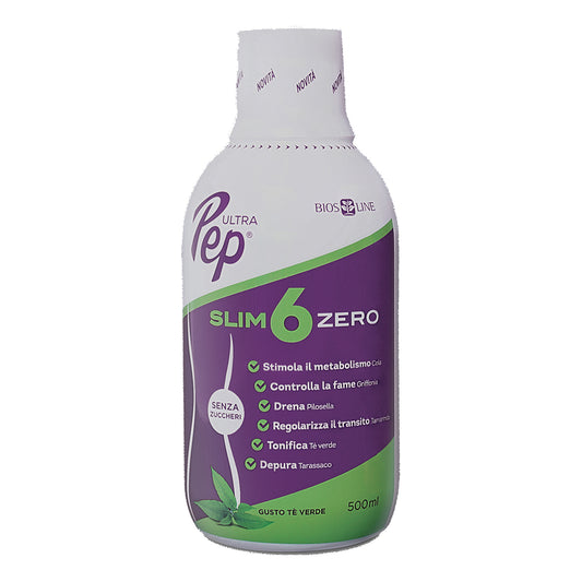 Ultra Pep Slim 6 Zero Tè Verde 500ml