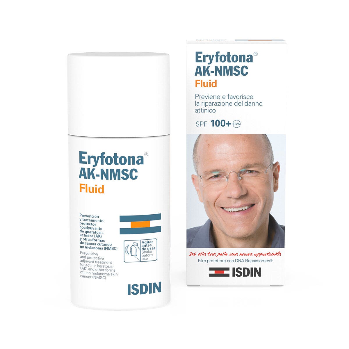 Isdin Eryfotona AK-NMSC Fluid SPF100+ 50ml - Protezione Solare