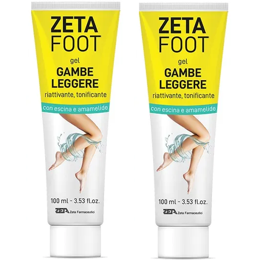 Zeta Foot Abbinata Gel Gambe Leggere 2x100ml