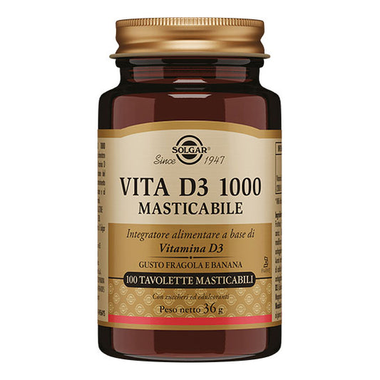VITA D3 1000 100Tav.Solgar