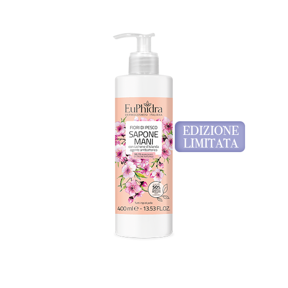 Euphidra Sapone Mani Delicato Fiori Di Pesco 400ml