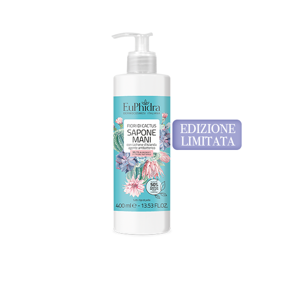 Euphidra Sapone Mani Delicato Fiori Di Cactus 400ml