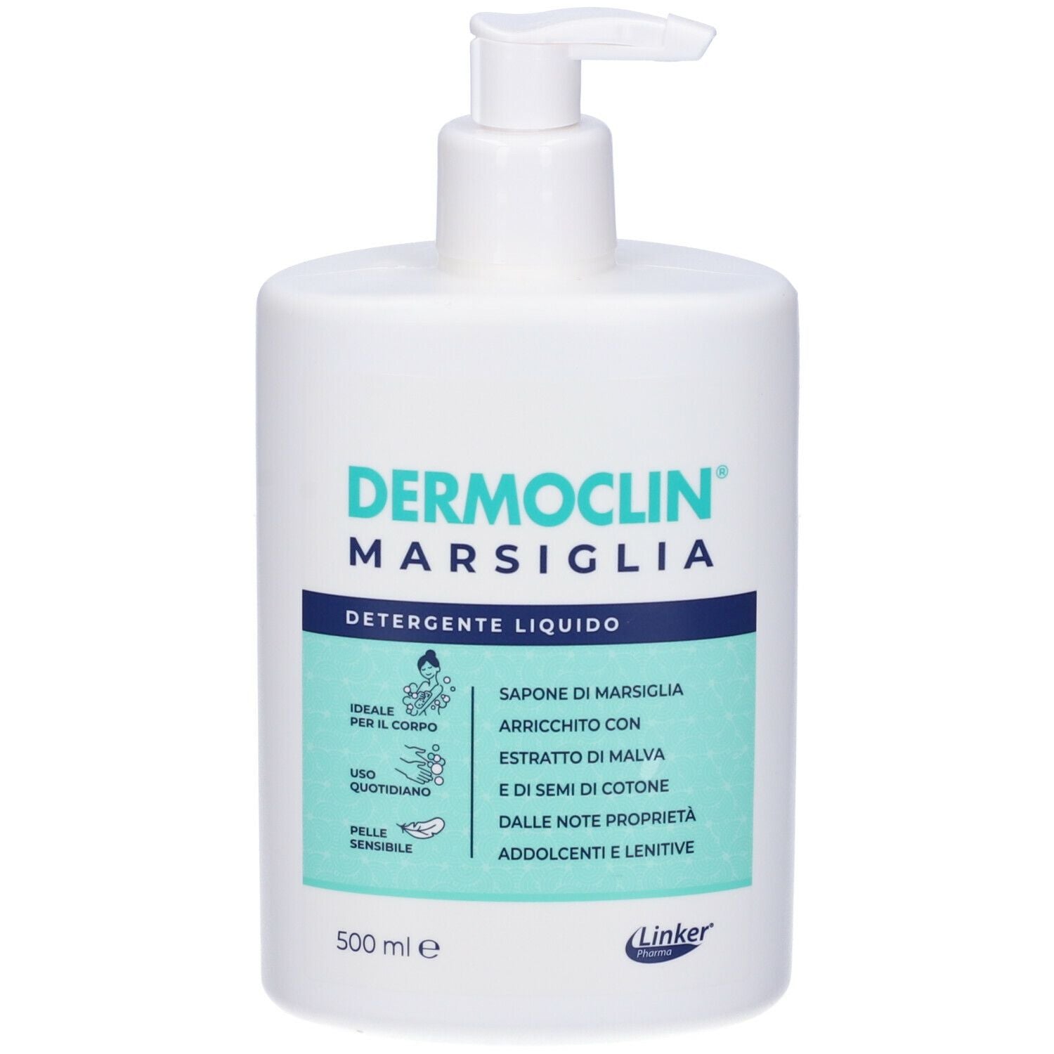 Dermoclin Marsiglia Detergente Liquido 500ml
