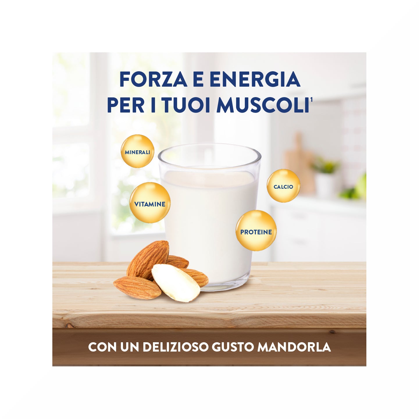 Ensure Advance Base Vegetale Integratore alimentare con Proteine Vegetali Gusto Mandorla 400g