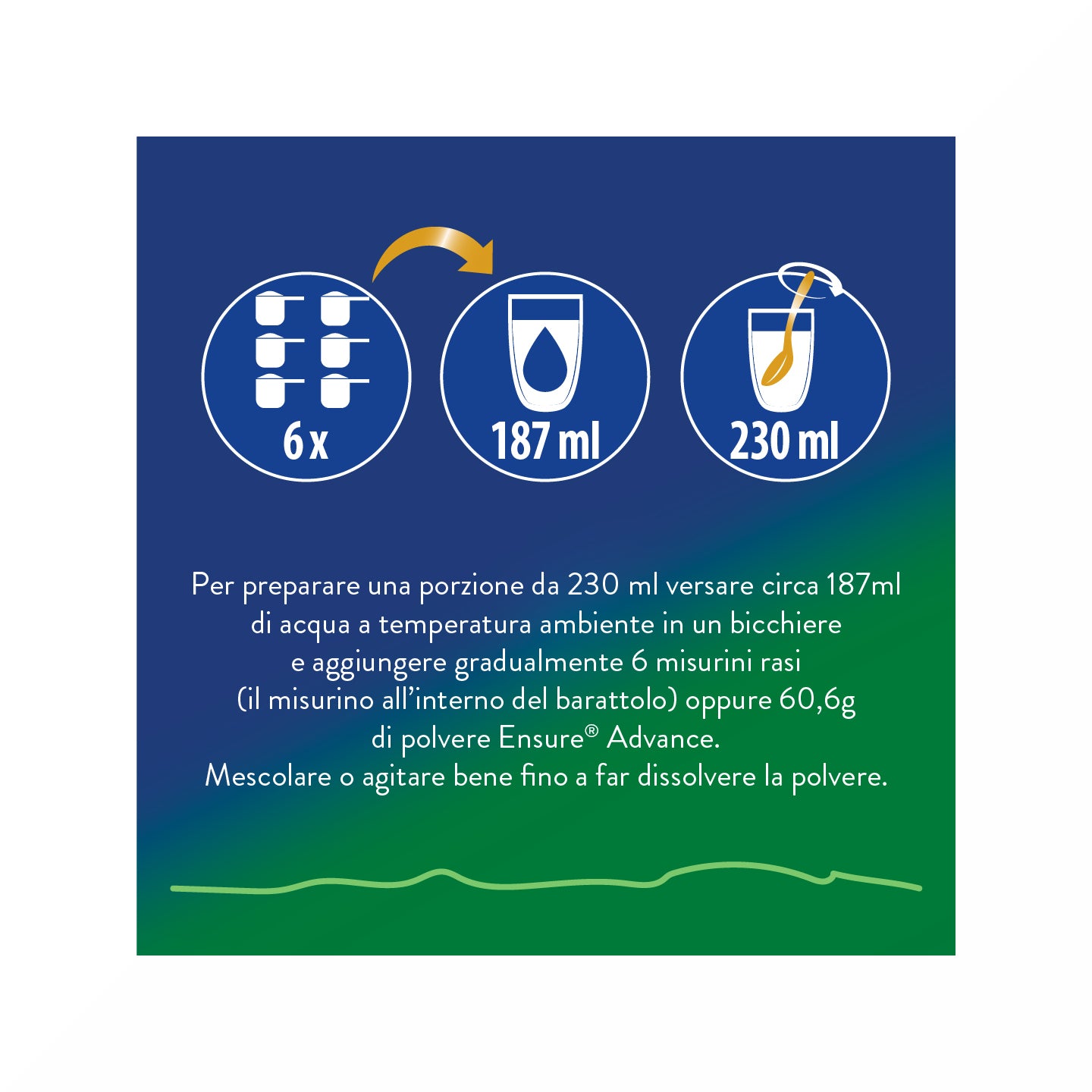 Ensure Advance Base Vegetale Integratore alimentare con Proteine Vegetali Gusto Mandorla 400g