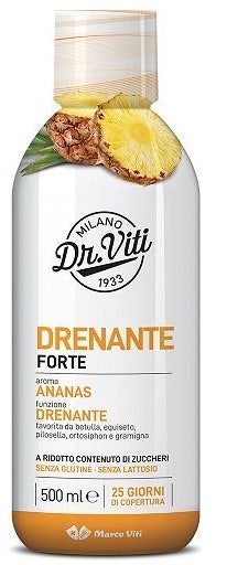 Dr Viti Drenante Forte Ananas 500 ml Senza Zuccheri