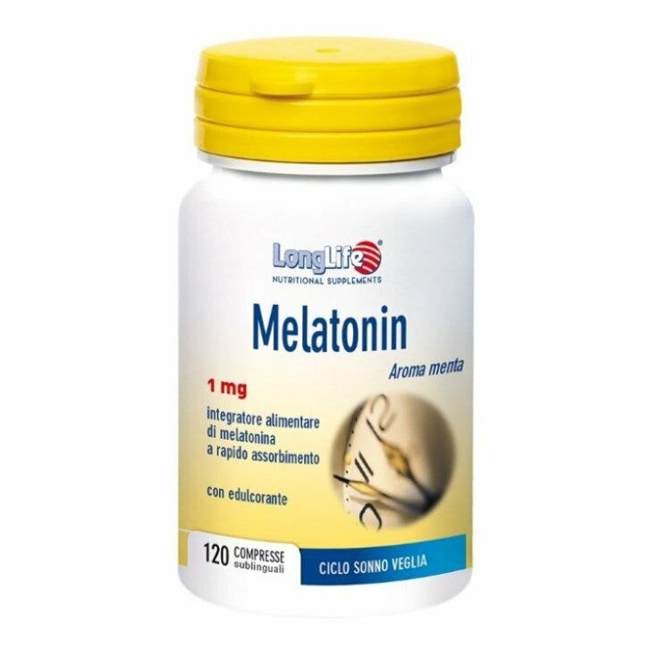 Longlife Melatonin 1mg Aroma Menta 120 Tavolette