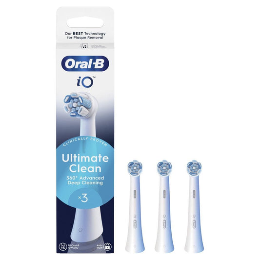 Oralb Power Refill io Ultra Clean White 3 Pezzi