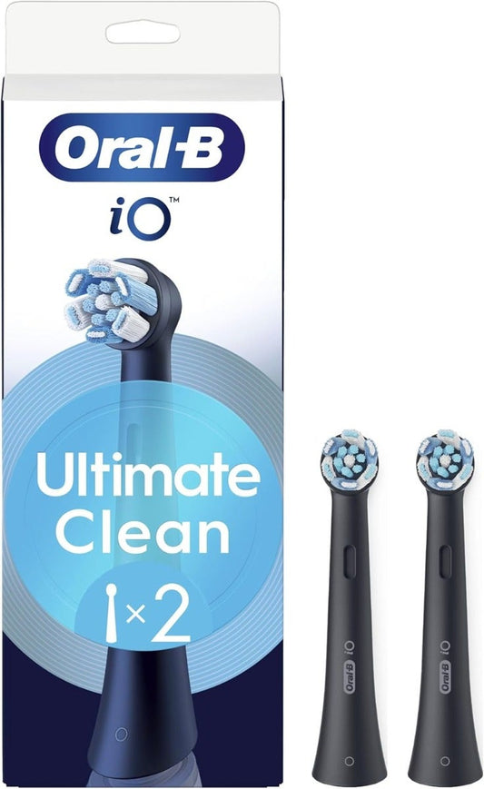 Oralb Power Refill io Ultra Clean Black 2 Pezzi