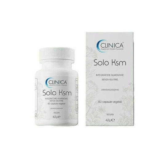 Clinica Solo Ksm - ashwagandha - 60 capsule = 1 mese di trattamento
