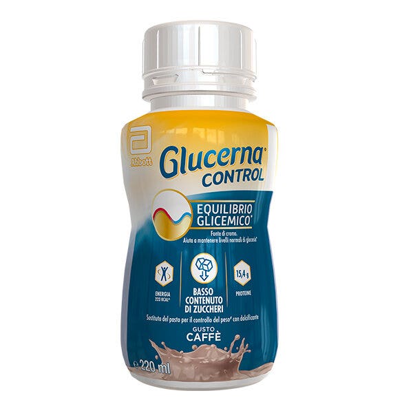 Glucerna Control Equilibrio Glicemico Pasto Sostitutivo Controllo Del Peso Drink Gusto Caffè 4x220ml