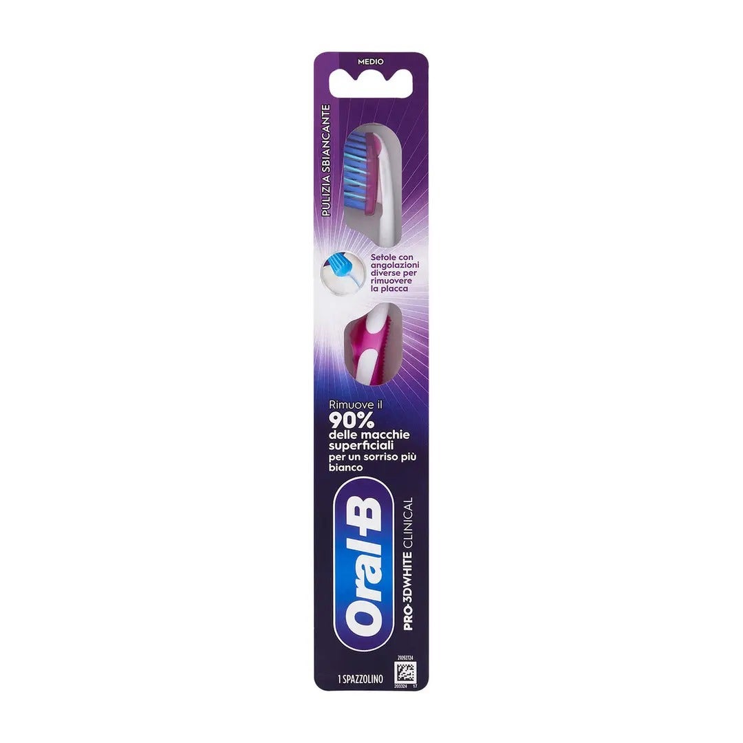 Oralb Pro-3dwhite Clinical Spazzolino Pulizia Sbiancante