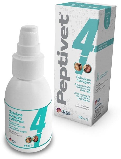 Peptivet 4 Soluzione Otologica Per Cani E Gatti 50ml