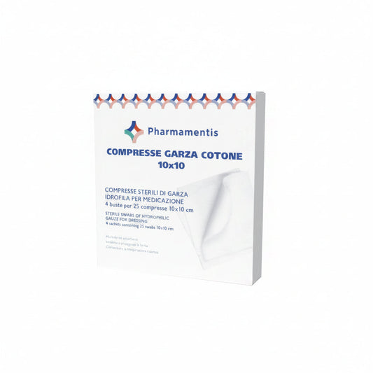 Pharmamentis Garza Cotone 10x10 100 Pezzi